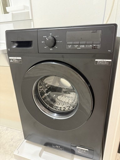 【ほぼ新品】ドラム式洗濯機　ブラック　ニトリの新製品　