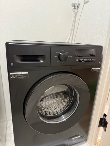 【ほぼ新品】ドラム式洗濯機　ブラック　ニトリの新製品