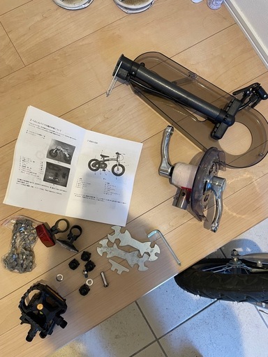 【美品】へんしんバイク赤