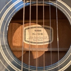 YAMAHA FG-412 BL アコースティックギター　ハードケース付の画像