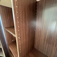 J3197【リユースのサカイ柏店】　収納棚　木製　高さ調整機能付き　クリーニング済みの画像