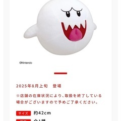 未使用タグ付き テレサ BIGぬいぐるみの画像