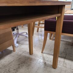 J1808　【リユースのサカイ柏店】　MUJI　無印良品　廃番品　無垢材デスク　クリーニング済み　の画像