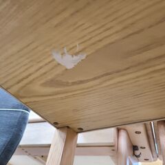 J1808　【リユースのサカイ柏店】　MUJI　無印良品　廃番品　無垢材デスク　クリーニング済み　の画像