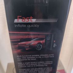 USB充電式ポータブル空気入れの画像