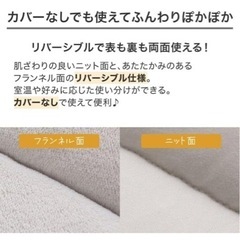 【ニトリ】そのまま使える温度調整掛け布団 セミダブルの画像