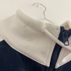 トラックジェケット　フルジップジャケット ネイビー ジャージ 古着の画像