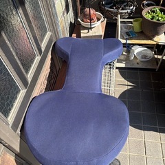 🍎アイリスオーヤマ座椅子(青)の画像