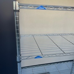 コーナン スチールラック 4段 150cm 奥45x横90cm 留め具破損の画像