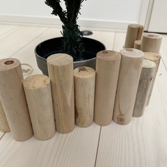 クリスマスの丸太　オーナメント？　置き物の画像