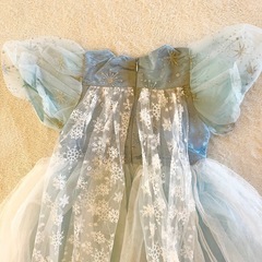 新品未使用　100 プリンセスドレス 子供 雪の女王 衣装 キッズ お姫様 クリスマスの画像