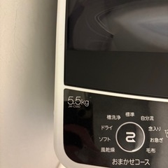 Haier 全自動洗濯機 5.5kg(2021年製)の画像