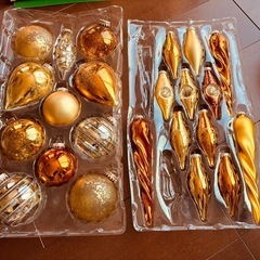 未使用　コストコ　クリスマスオーナメントセット　