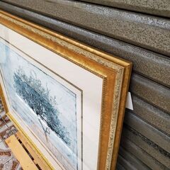 東京有名ホテル展示品★大型絵画（101×82cm）の画像