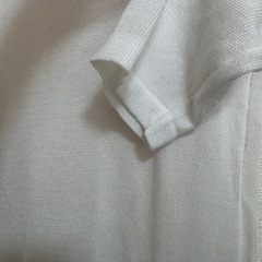 GRL ホワイト カットソーワンピース 半袖の画像