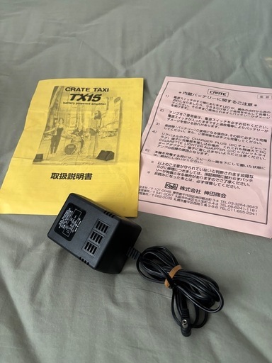 【超美品タグ付き】CRATE TAXI TX15 ギターアンプ バッテリー交換済
