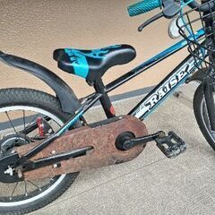 【取引中】こども　自転車　１６インチ　コマ取り外しの画像