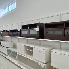 ★リユースのサカイ日立店★HJ8298  テレビ台 ホワイト H44×D38×W119 クリーニング済み の画像