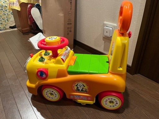 ワンワン押し手つき車