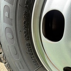 2023年12月製造　 9分山　トラック用　サマータイヤ　６本　ダイナ　カムロード　185/75R15の画像