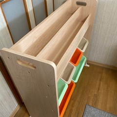 『決まりました‼️』おもちゃ・絵本・収納ラックの画像