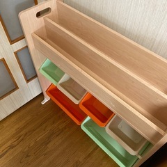 『決まりました‼️』おもちゃ・絵本・収納ラックの画像