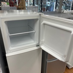 2ドア冷蔵庫　maxzen JR138ML01WH 2019年製の画像