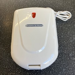 M2511-241 SHAPPYS HOME ホットサンドメーカー AK-A006 ホワイト 2021年製 通電確認済み 中古美品の画像