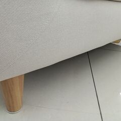 ★リユースのサカイ日立店★HJ8301 NITORI ソファ オフホワイト H66×D75×W130 クリーニング済み の画像