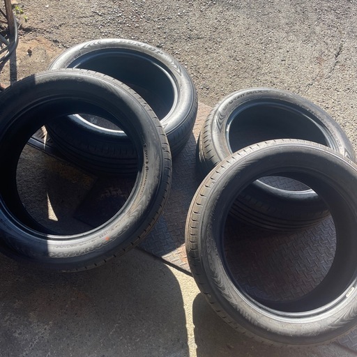 ポッキリ価格！新品　ダンロップ　4本セット　225/55R19 アルファード　ヴェルファイア　ハリアー　エクストレイル　 cx30 50 cx8 レクサス　LM NX 等に！