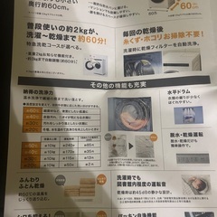 ドラム式洗濯乾燥機本体 ブラック ニトリの画像