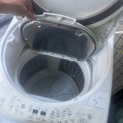 TOSHIBA 洗濯機 8kg ZABOON AW-8V7 2019年製／動作品／引き取り限定の画像