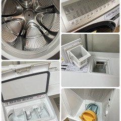 R057 ☀️ ジモティー限定特別価格！ HITACHI ドラム式洗濯乾燥機 (洗濯：11.0㎏ 乾燥：6.0㎏) 21年製 BD-SV110FL ⭐ 動作確認済 ⭐ クリーニング済の画像