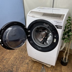 R057 ☀️ ジモティー限定特別価格！ HITACHI ドラム式洗濯乾燥機 (洗濯：11.0㎏ 乾燥：6.0㎏) 21年製 BD-SV110FL ⭐ 動作確認済 ⭐ クリーニング済の画像