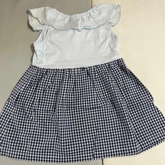 ミキハウス　ワンピース　ノースリーブ　90の画像