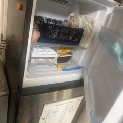 SHARP 冷蔵庫 225L SJ-D230-S／2016年製 動作品／ステンレス調／引き取り限定 ★搬出お手伝いOK★の画像