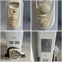 アイリスオーヤマ オイルヒーター IOH-1208-W 油　の画像