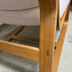 無印良品　リビングでもダイニングでもつかえるソファチェアの画像