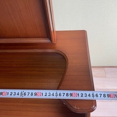 大塚家具ドレッサー 三面鏡 収納たっぷりの画像