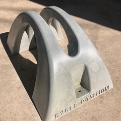自転車用　車輪止め　自転車止め　自転車スタンドの画像