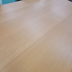 J1809　【リユースのサカイ柏店】　FUJIEI　フジエイ　ダイニングテーブルセット　椅子4脚付　ブルックス　クリーニング済みの画像