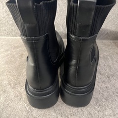 【新品】リブニットソックスブーツの画像