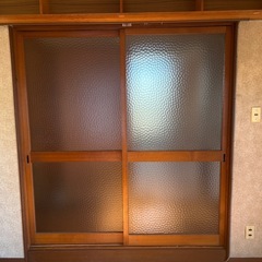 木枠　ガラス戸の画像
