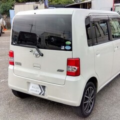 H.26(2014)年 トヨタ ピクシススペース X ホワイト コラムオートマ　オートエアコン　パワステ　パワーウィンドウ　集中ドアロック　ABS　エアバック　キーレスエントリー　ワンセグTV　ナビ　バックカメラ　社外AW14inc　電動格納ミラー　アイドリングストップ　車検８年２月　17388の画像