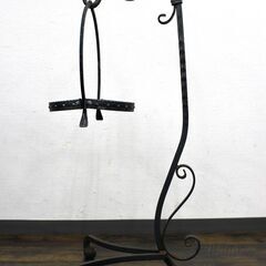 ≪ZC453ジ≫ 宮城県直引き限定 ガーデンスタンド アイアン フラワースタンド/花鉢スタンド ガーデニング 庭 観葉植物 インテリア 雑貨 おしゃれの画像