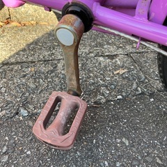 a.n.design works 18インチ　自転車　紫の画像