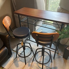 カウンターセット　アイアンの画像