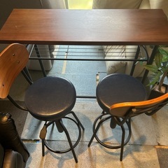 カウンターセット　アイアンの画像