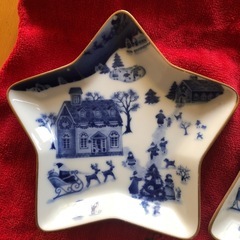 クリスマス　プレート2枚の画像