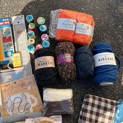裁縫　毛糸　ハンドメイド　がま口の画像